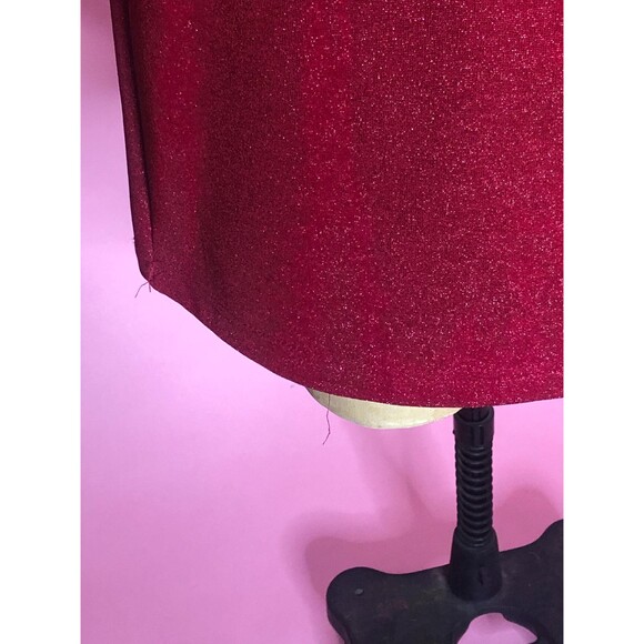 1990s-Y2K XOXO Dresses Red GLITTER, METALLIC, Sparkle, Cocktail Party Dress. S-M - Picture 8 of 10